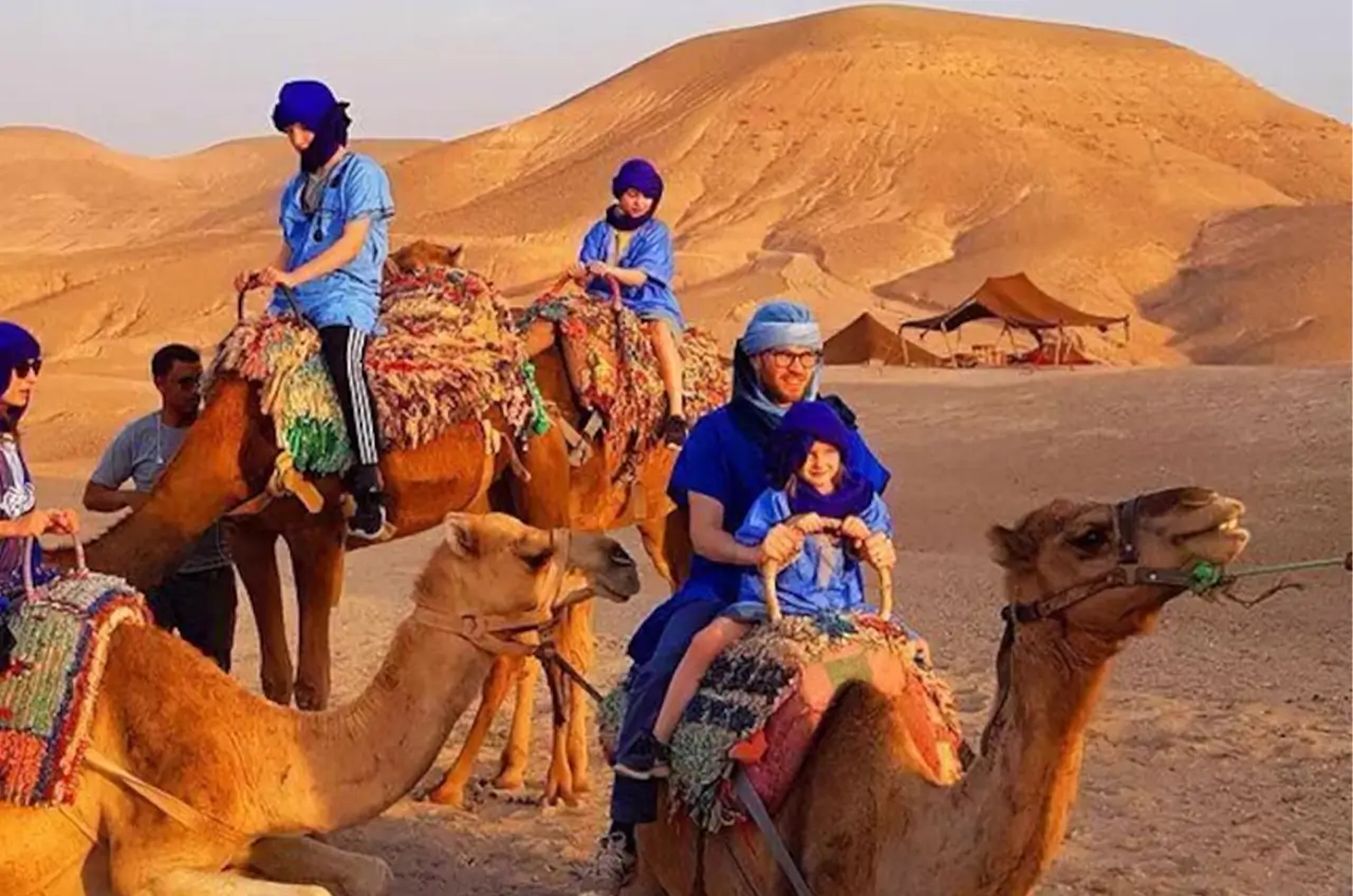 Agafay Sunset Camel Tour with Dinner & Show